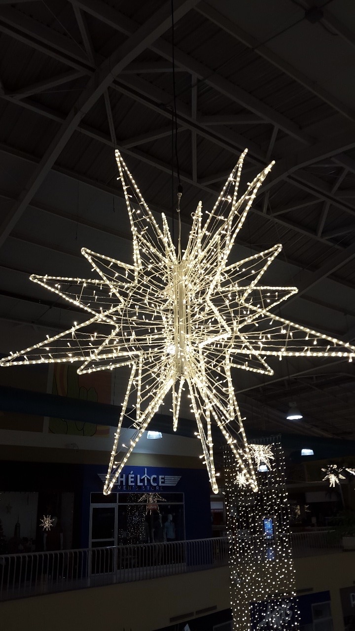 Estrella 3D colgante